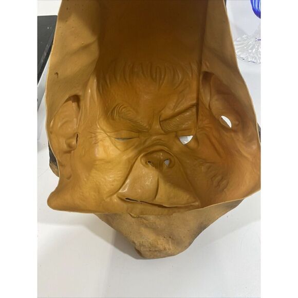 Vintage 80s Latex Face/head costume Mask Made In Sri Lanka Zombie Man - Picture 9 of 10